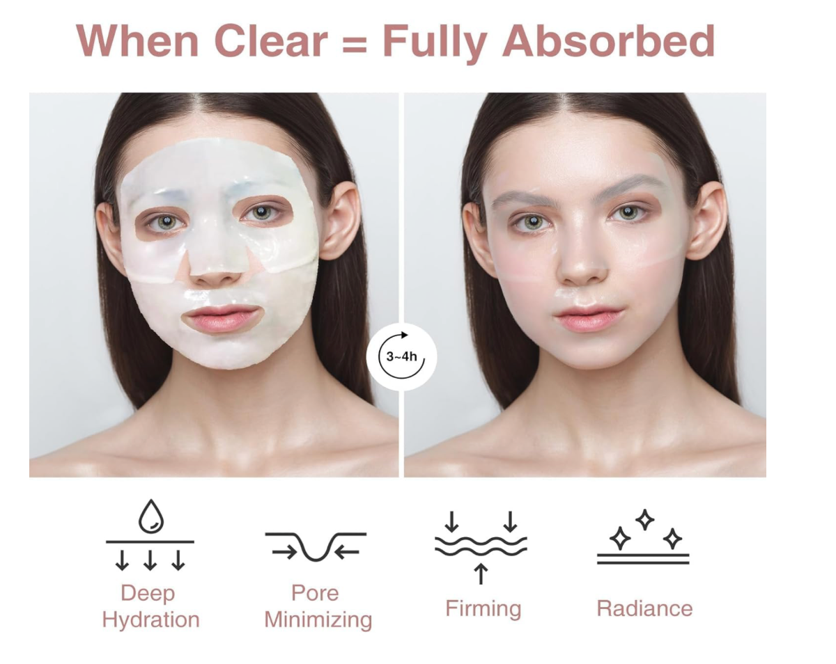 Glow Rest™ Bio Collagen Face Mask (Pack of 4)